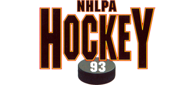NHLPA Hockey '93 logo for Sega Mega Drive